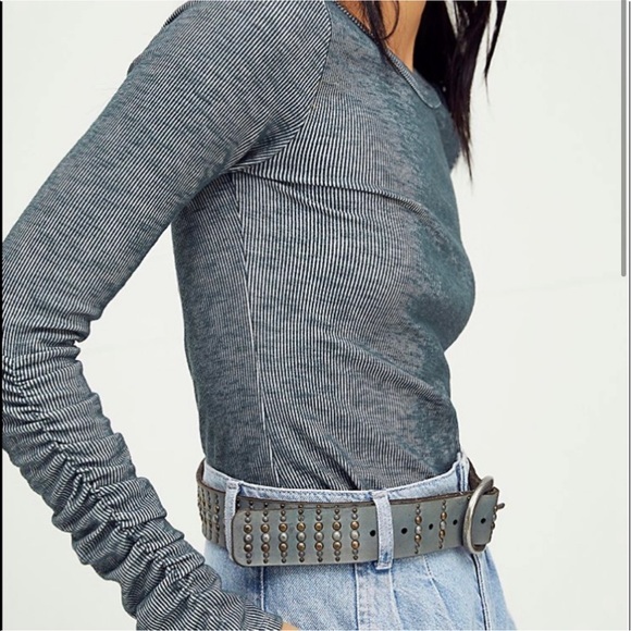 Free People NWT Washed Rib Layering Top - Picture 6 of 6